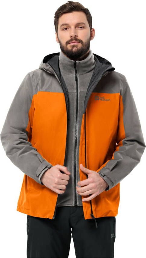 Jack Wolfskin Taubenberg 3in1 Jacket Men 3 in 1 Jacke Herren XL blood orange blood orange