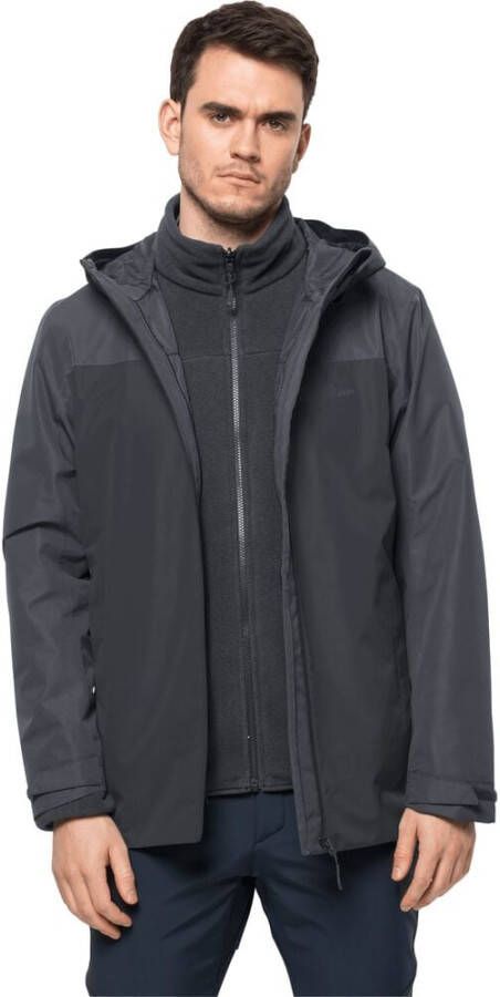 Jack Wolfskin Taubenberg 3in1 Jacket Men 3 in 1 Jacke Herren XXXL phantom