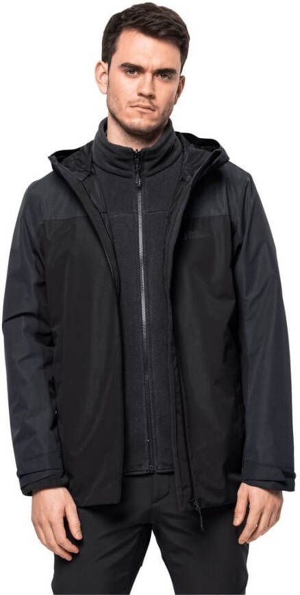 Jack Wolfskin Taubenberg 3in1 Jacket Men 3 in 1 Jacke Herren S black