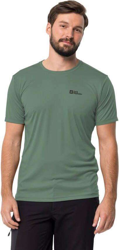 Jack Wolfskin Tech T-Shirt Men Functioneel shirt Heren L hedge green hedge green