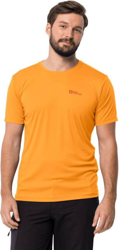 Jack Wolfskin Tech T-Shirt Men Functioneel shirt Heren XL bruin orange pop