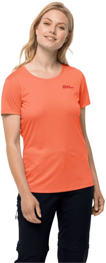 Jack Wolfskin Tech T-Shirt Women Functioneel shirt Dames M guave