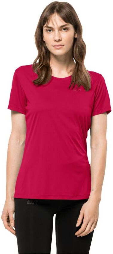Jack Wolfskin Tech T-Shirt Women Functioneel shirt Dames XS pink dahlia pink dahlia