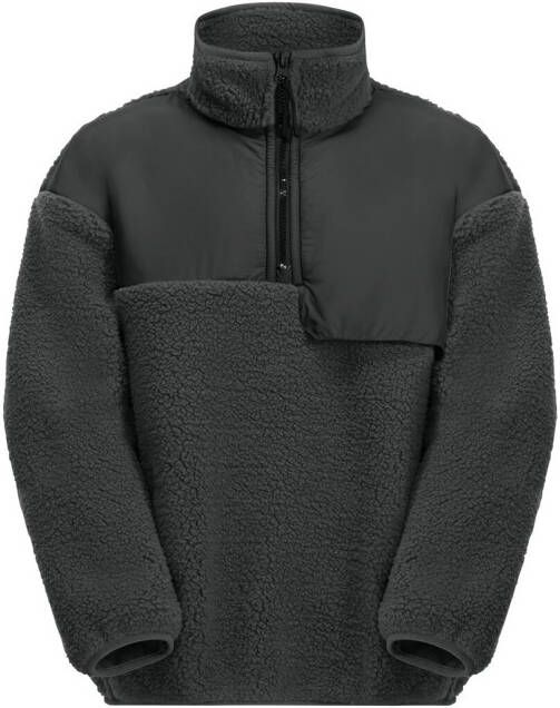 Jack Wolfskin Teen Halfzip Fleece Youth Fleece pullover tieners 152 granite black granite black