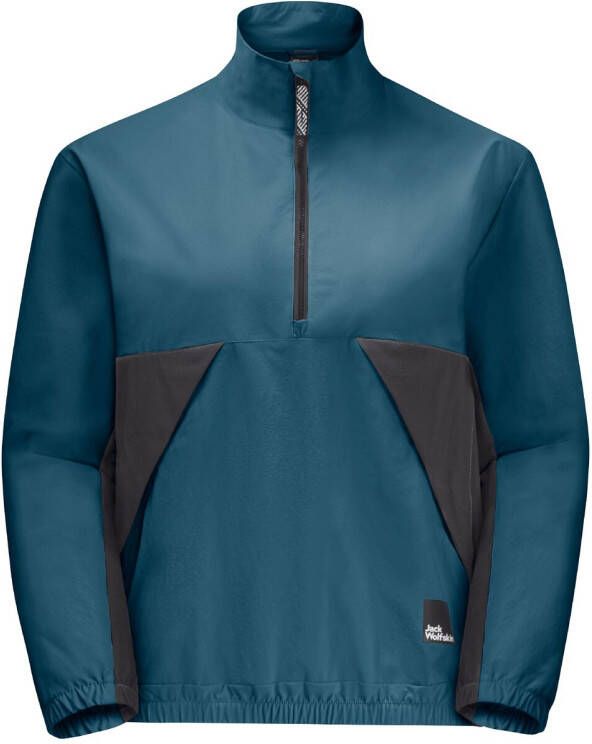 Jack Wolfskin Teen Halfzip Youth Softshelljack tieners 128 blue daze blue daze