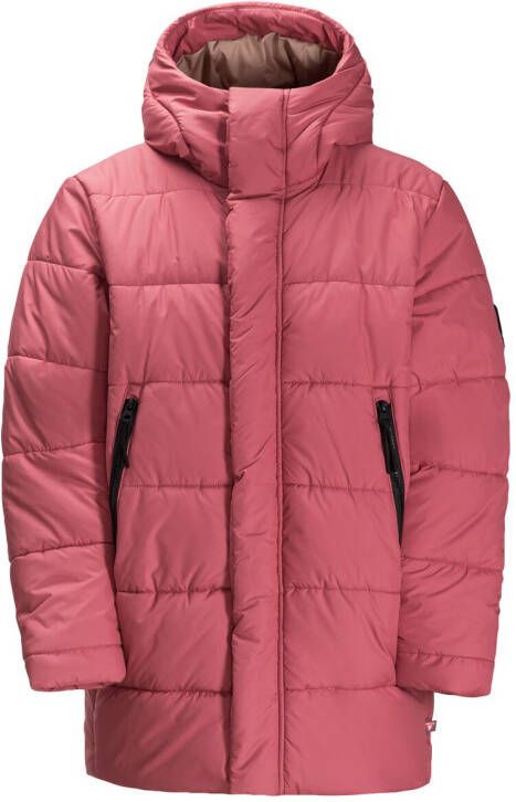 Jack Wolfskin Teen Ins Long Jacket Youth Winterjack Tieners 140 soft pink soft pink