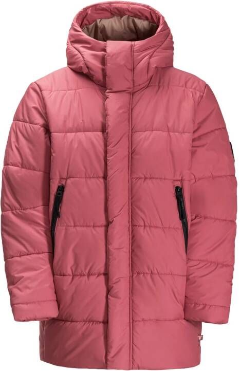 Jack Wolfskin Teen Ins Long Jacket Youth Winterjack Tieners 176 soft pink soft pink