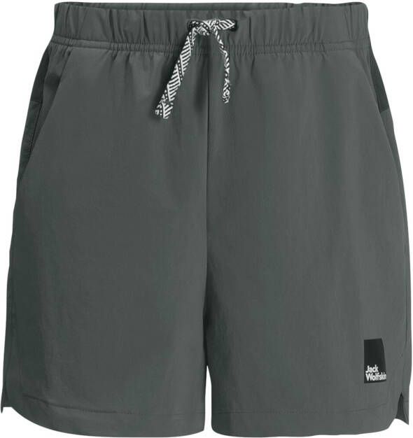 Jack Wolfskin Teen Shorts Korte broek tieners 176 grijs slate green