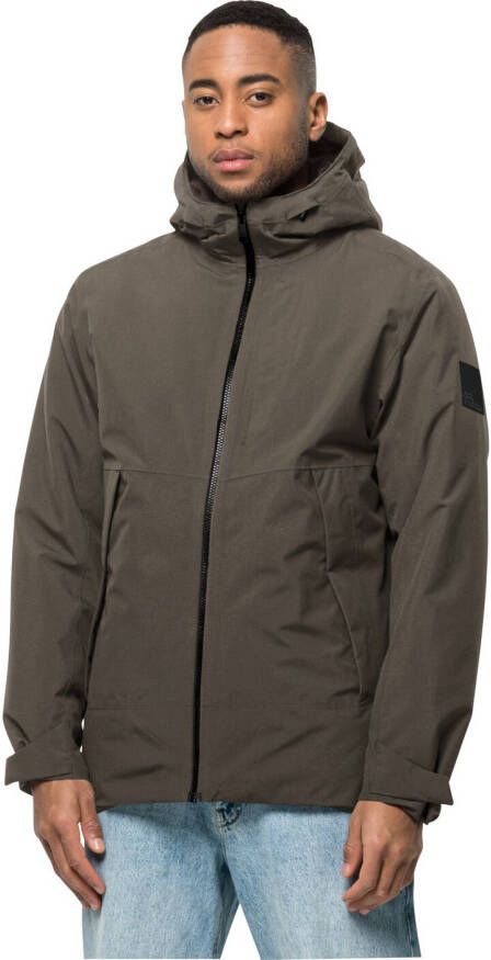 Jack Wolfskin Tempelhof Jacket Men Waterdicht winterjack Heren M cold coffee cold coffee