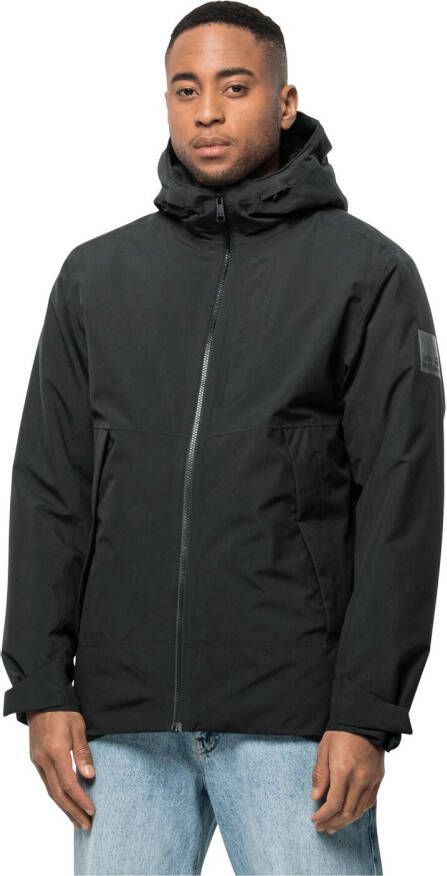 Jack Wolfskin Tempelhof Jacket Men Waterdicht winterjack Heren XXXL black