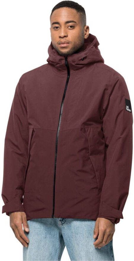 Jack Wolfskin Tempelhof Jacket Men Waterdicht winterjack Heren 3XL cordovan red cordovan red
