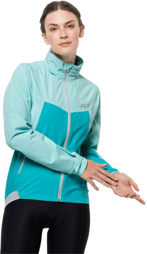 Jack Wolfskin Tourer 2.5L Jacket Women Fietsjack Dames XL blauw dark aqua