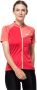 Jack Wolfskin Tourer Fullzip T-Shirt Women Fietstricot Dames XS tulip red tulip red - Thumbnail 2