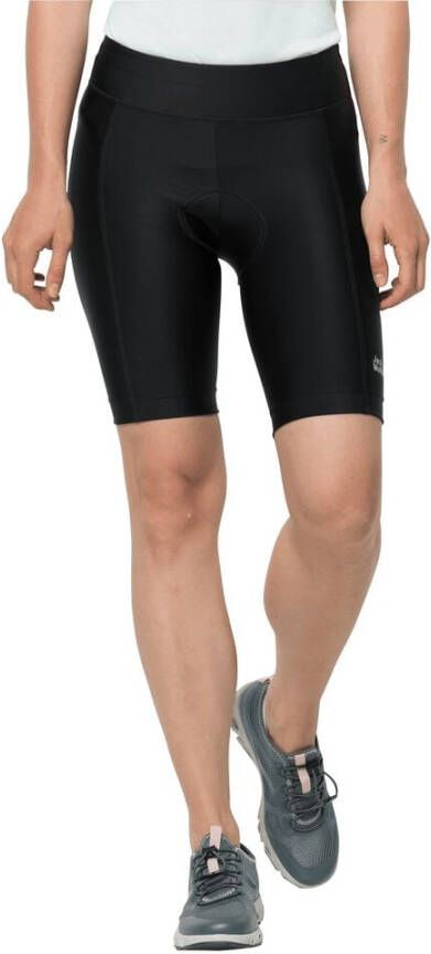 Jack Wolfskin Tourer Padded Shorts Women Gewatteerde fietsshort Dames M zwart black