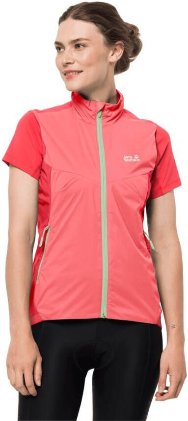 Jack Wolfskin Tourer Softshell Vest Women Softshelljack Dames S tulip red tulip red