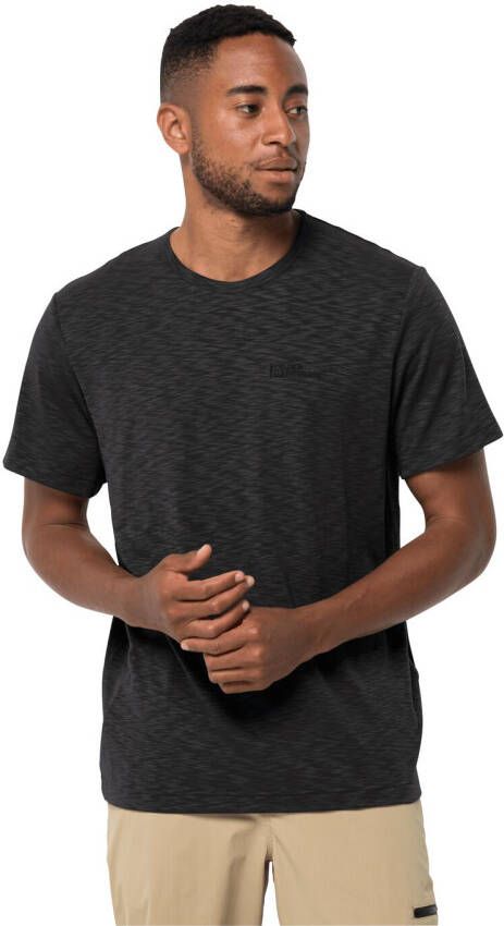 Jack Wolfskin Travel T-Shirt Men Functioneel shirt Heren 3XL grijs black