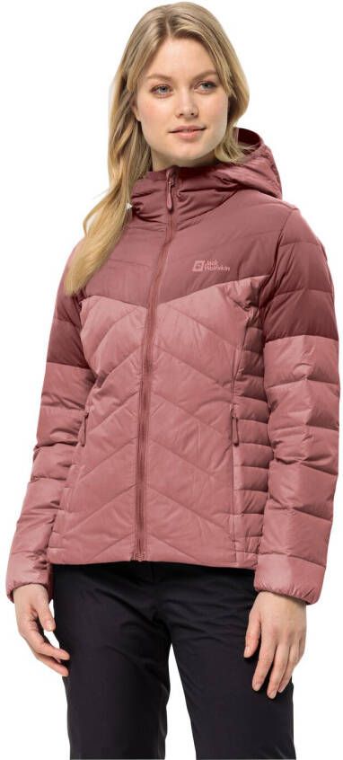 Jack Wolfskin Tundra Down Hoody Women Donsjack Dames XXL blush powder blush powder