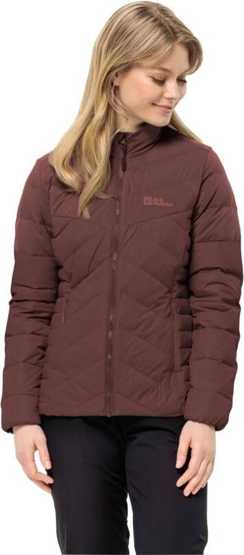 Jack Wolfskin Tundra Down Jacket Women Donsjack Dames L dark maroon dark maroon