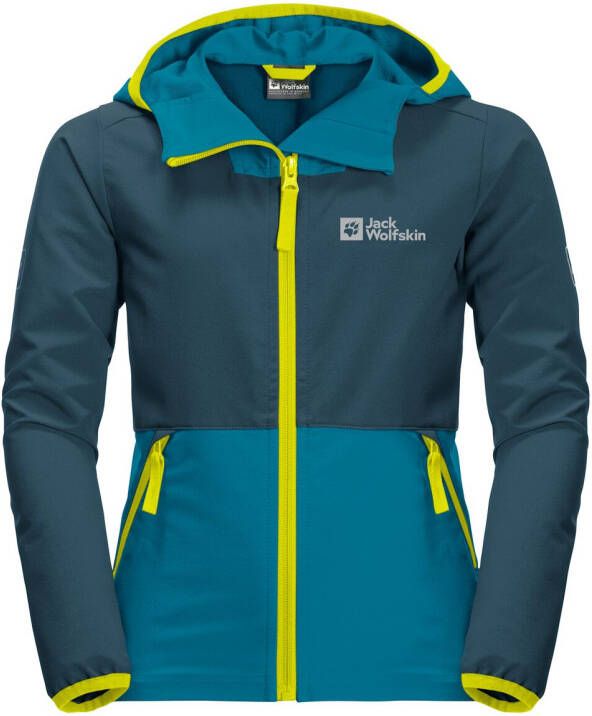 Jack Wolfskin Turbulence Softshelljack 164 everest blue everest blue