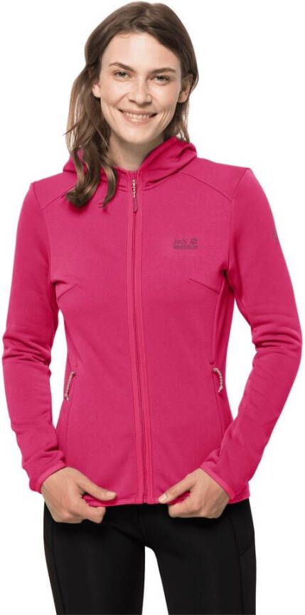 Jack Wolfskin Turbulence Fleece Women Fleecejack dames XS purper magenta red