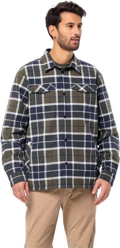 Jack Wolfskin VAN View Shirt Men Flanellen overhemd Heren XXXL night blue 41 night blue 41