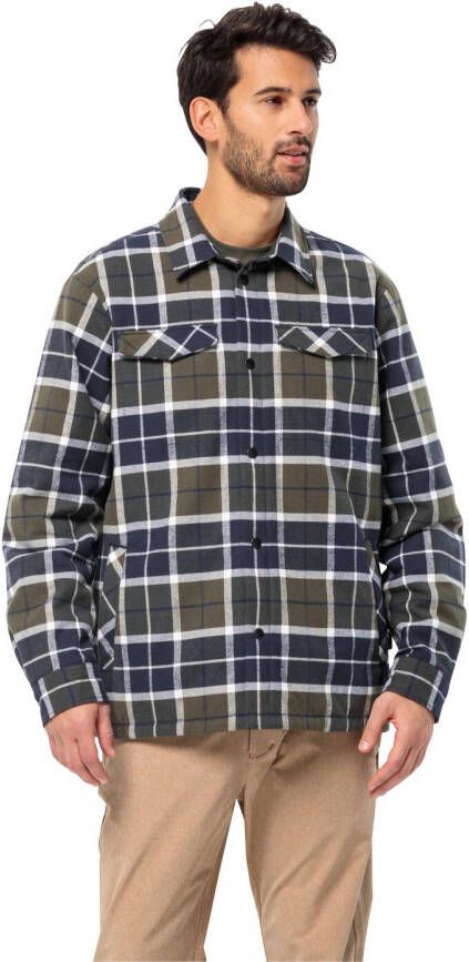 Jack Wolfskin VAN View Shirt Men Flanellen overhemd Heren XXXL night blue 41 night blue 41
