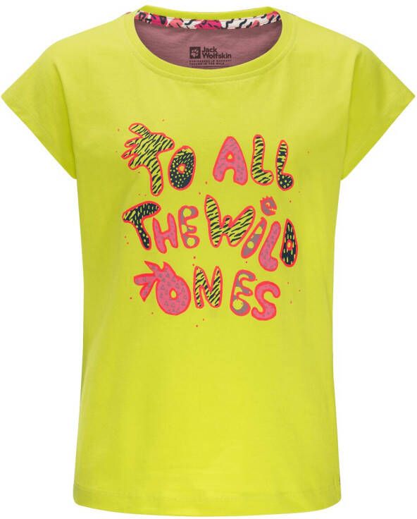 Jack Wolfskin Villi T-Shirt Duurzaam T-shirt Kinderen 92 green banana green banana