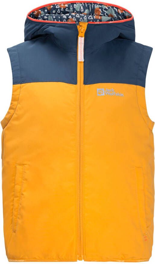 Jack Wolfskin Villi Vest Kids Outdoor-bodywarmer Kinderen 116 bruin orange pop - Foto 1