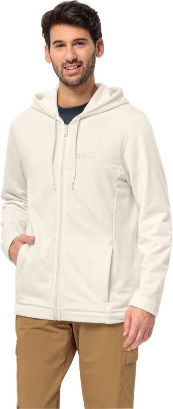 Jack Wolfskin Waldsee Hooded Jacket Men Fleece jack Heren XXXL cotton white cotton white