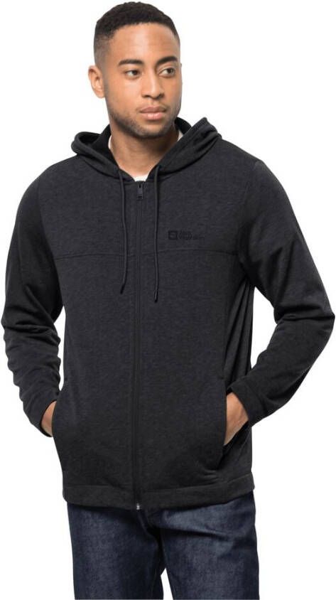 Jack Wolfskin Waldsee Hooded Jacket Men Fleece jack Heren S black
