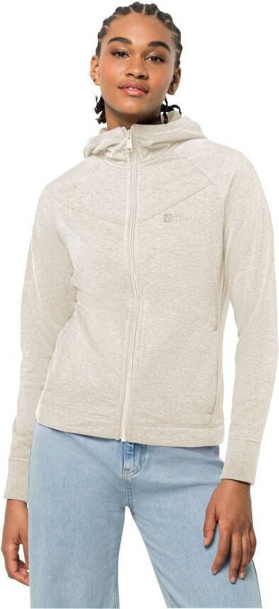 Jack Wolfskin Waldsee Hooded Jacket Women Fleece jack Dames XXL cotton white cotton white