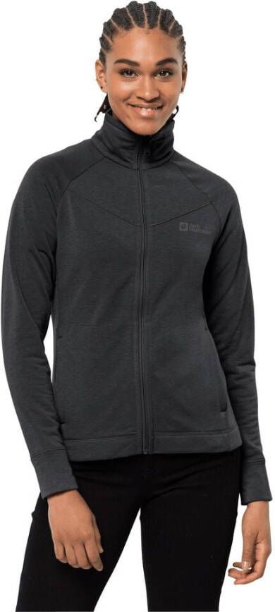 Jack Wolfskin Waldsee Jacket Women Fleece jack Dames XXL grijs black