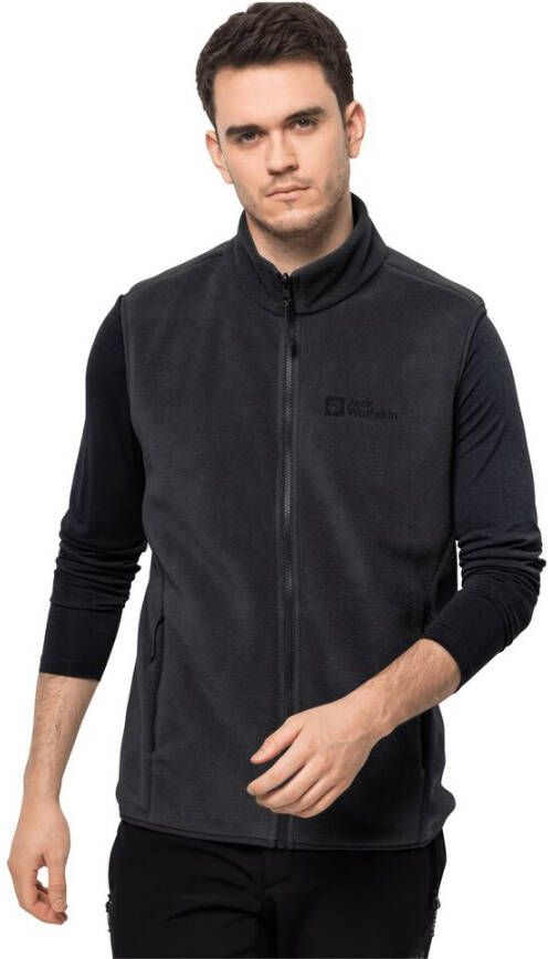 Jack Wolfskin Waldsteig FZ Vest Men Fleece bodywarmer Heren XXXL black
