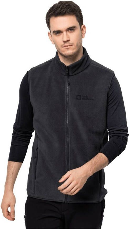 Jack Wolfskin Waldsteig FZ Vest Men Fleece bodywarmer Heren XXXL black