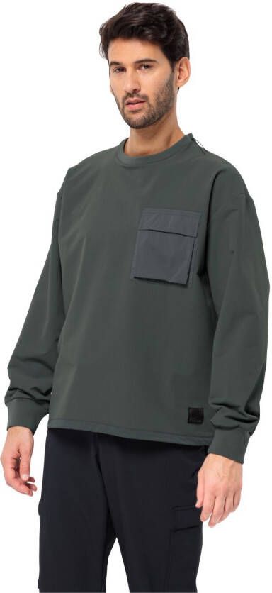 Jack Wolfskin Wandermood Pullover Men Outdoor-pullover Heren 3XL grijs slate green