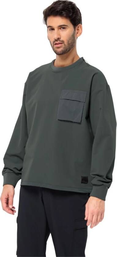 Jack Wolfskin Wandermood Pullover Men Outdoor-pullover Heren XXL grijs slate green