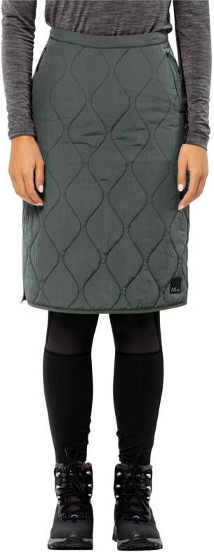 Jack Wolfskin Wandermood Skirt Women Winterrok midi Dames XL slate green slate green