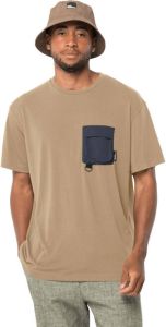 Jack Wolfskin Wanderthirst T-Shirt Men Functioneel shirt Heren XXL bruin sand storm