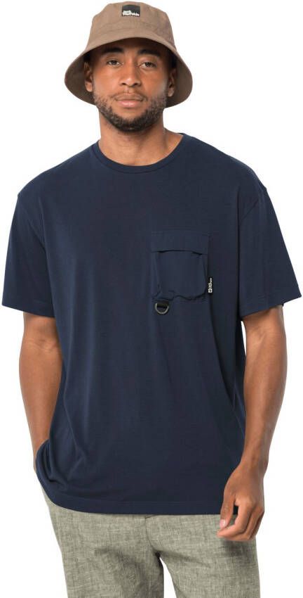 Jack Wolfskin Wanderthirst T-Shirt Men Functioneel shirt Heren XL blue night blue