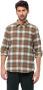 Jack Wolfskin Wanderweg Shirt Men Flanellen overhemd Heren XL chipmunk 41 chipmunk 41 - Thumbnail 1
