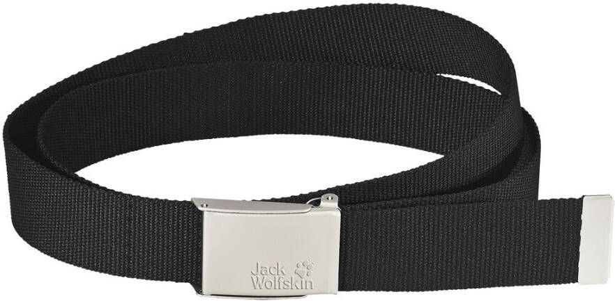 Jack Wolfskin Webbing Belts Wide Riem met metalen gesp one size zwart black