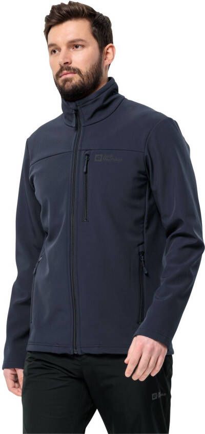 Jack Wolfskin Whirlwind Men Softshelljack Heren L blue night blue