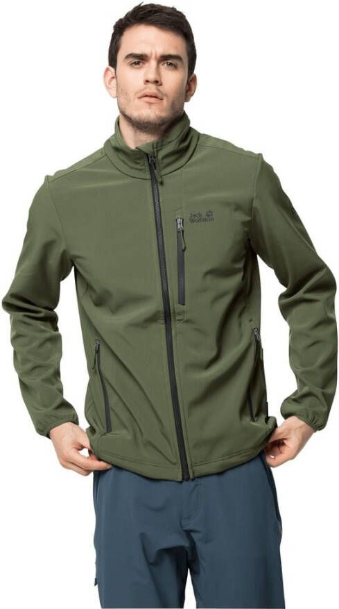 Jack Wolfskin Whirlwind Men Softshelljack Heren S bruin greenwood