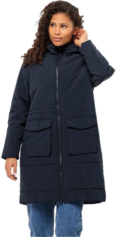 Jack Wolfskin White Frost Parka Women Winterjas Dames L blue night blue