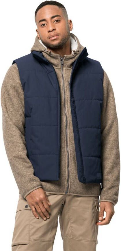 Jack Wolfskin White Frost Vest Men Outdoor-bodywarmer Heren XXL blue night blue