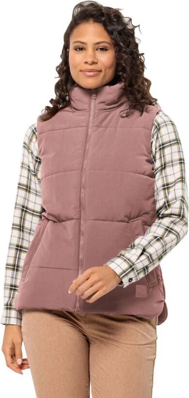 Jack Wolfskin White Frost Vest Women Outdoor-bodywarmer Dames L afterglow