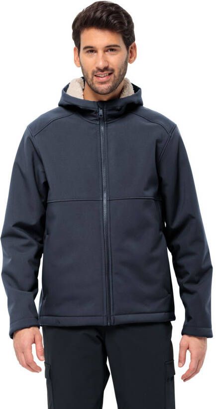 Jack Wolfskin Windland Jacket Men Softshelljack Heren XL blue night blue