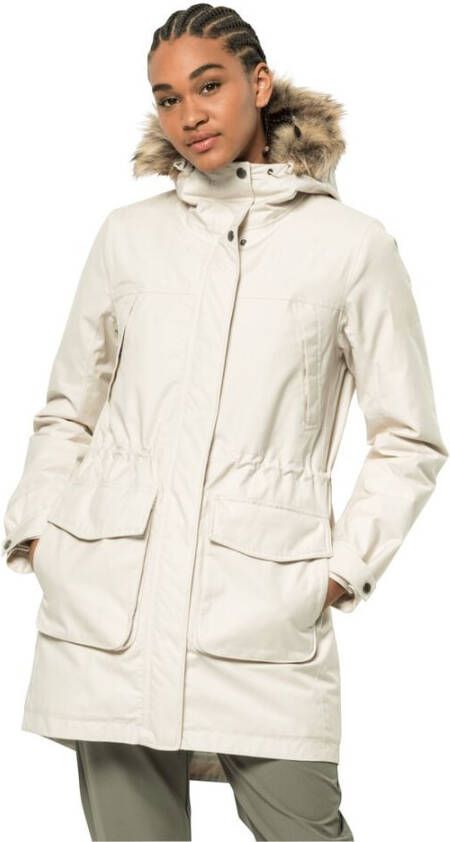 Jack Wolfskin Winterfrost Ins Parka Women Waterdichte winterjas Dames XS winter pearl winter pearl