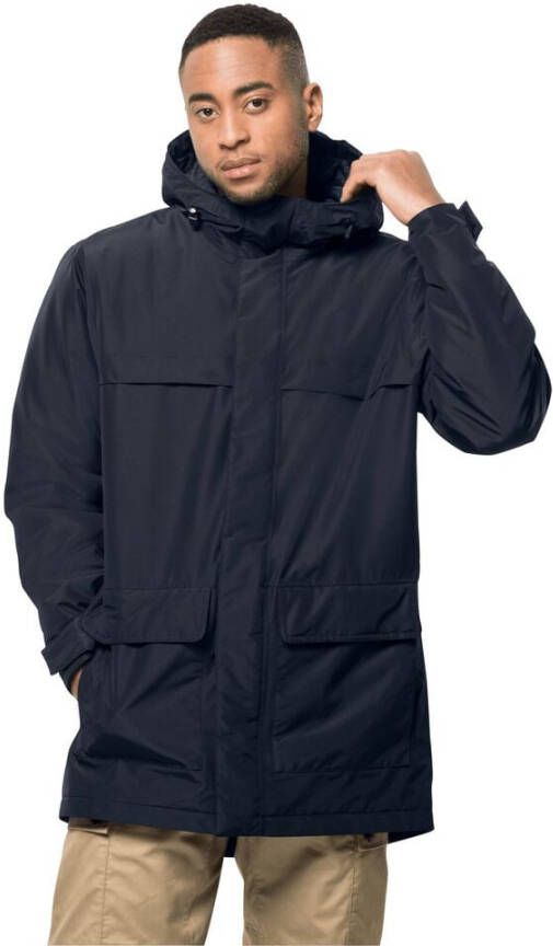 Jack Wolfskin Winterlager Parka Men Waterdichte winterjas Heren L blue night blue