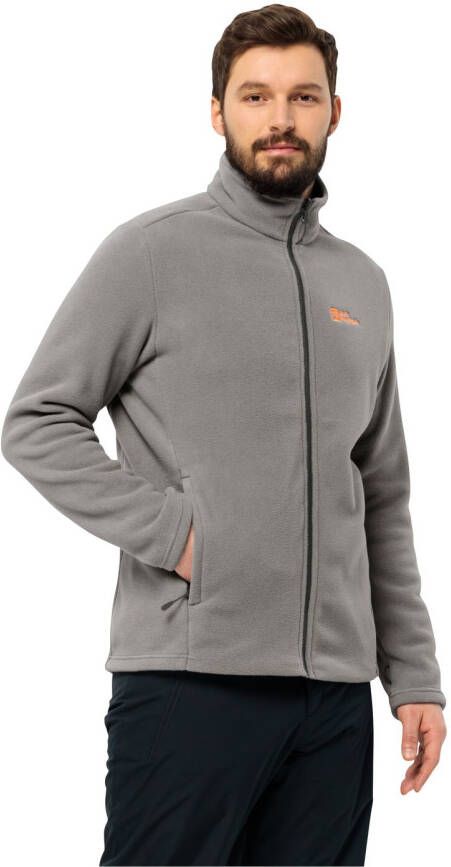 Jack Wolfskin Winterstein FZ Men Fleece jack Heren XL grijs smokey grey